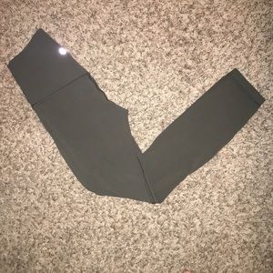 Lulu lemon leggings - olive, size 2
